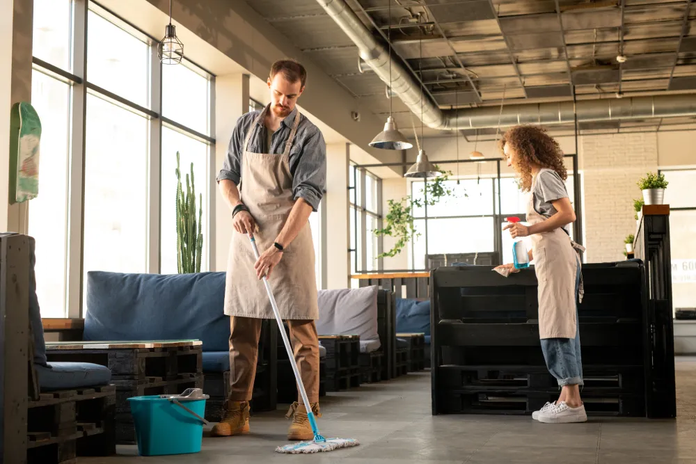 Commercial office cleaning services
